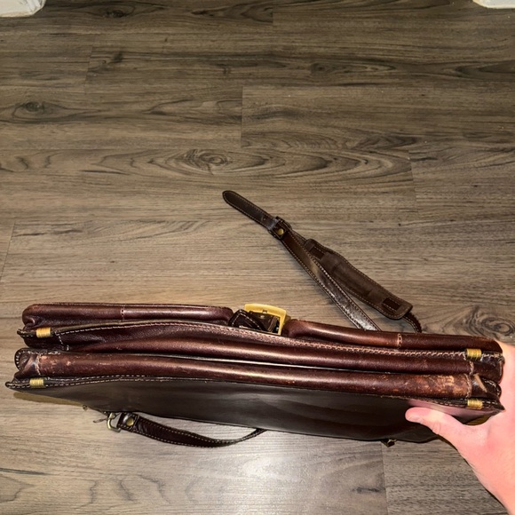 Maxwell Scott Leather Large Briefcase - The Tomacelli3 - Picture 5 of 9